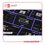 قالب پاورپوینت پروفایل شرکت فناوری | مدرن، شیک و حرفه‌ای