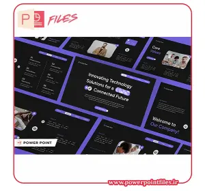 قالب پاورپوینت پروفایل شرکت فناوری | مدرن، شیک و حرفه‌ای