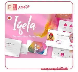 قالب پاورپوینت خلاقانه جشنواره iQela | طراحی حرفه‌ای و جذاب برای رویدادهای خاص