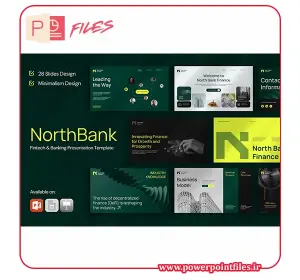 تمپلیت پاورپوینت شرکت فین‌تک NorthBank